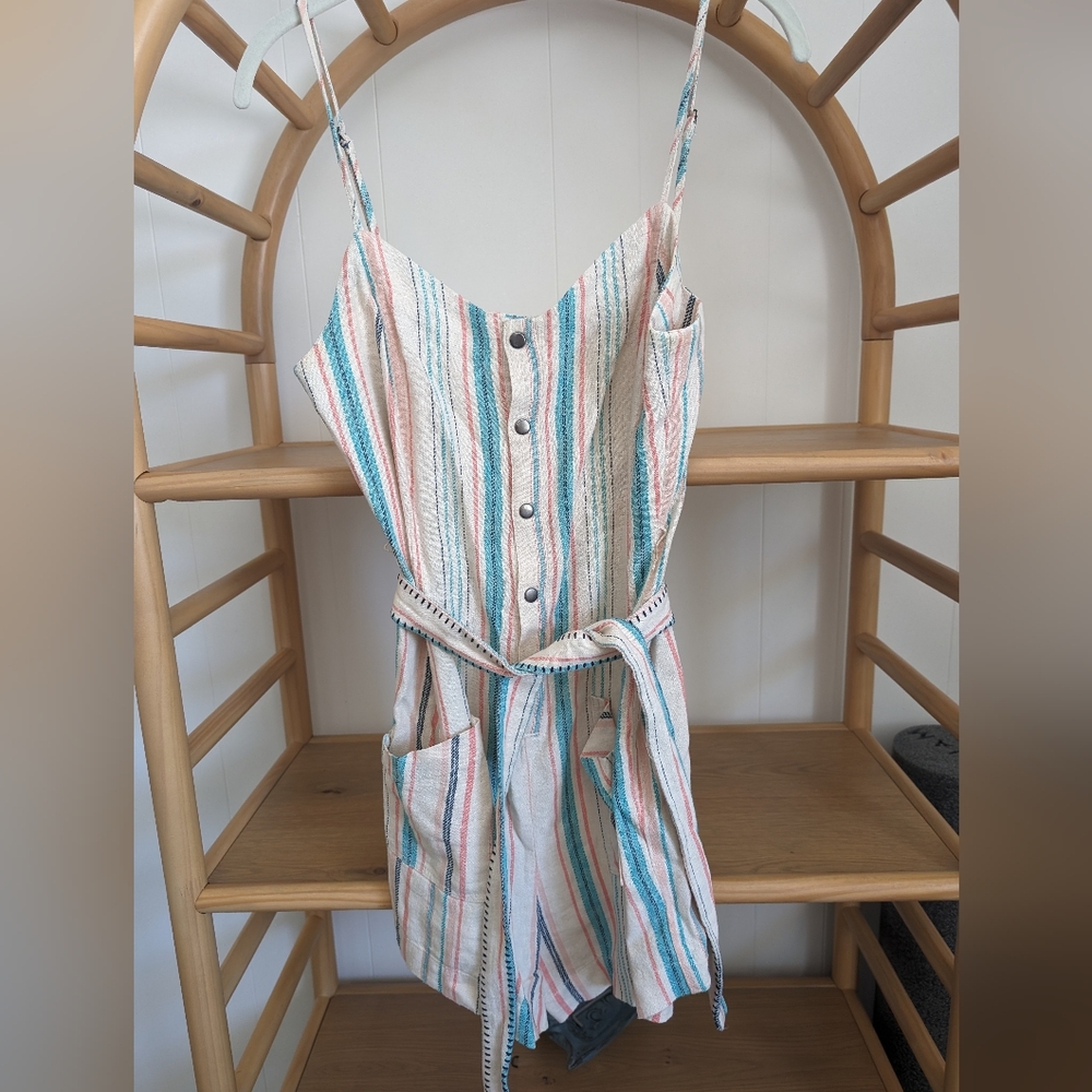 Splendid Linen Romper, XS